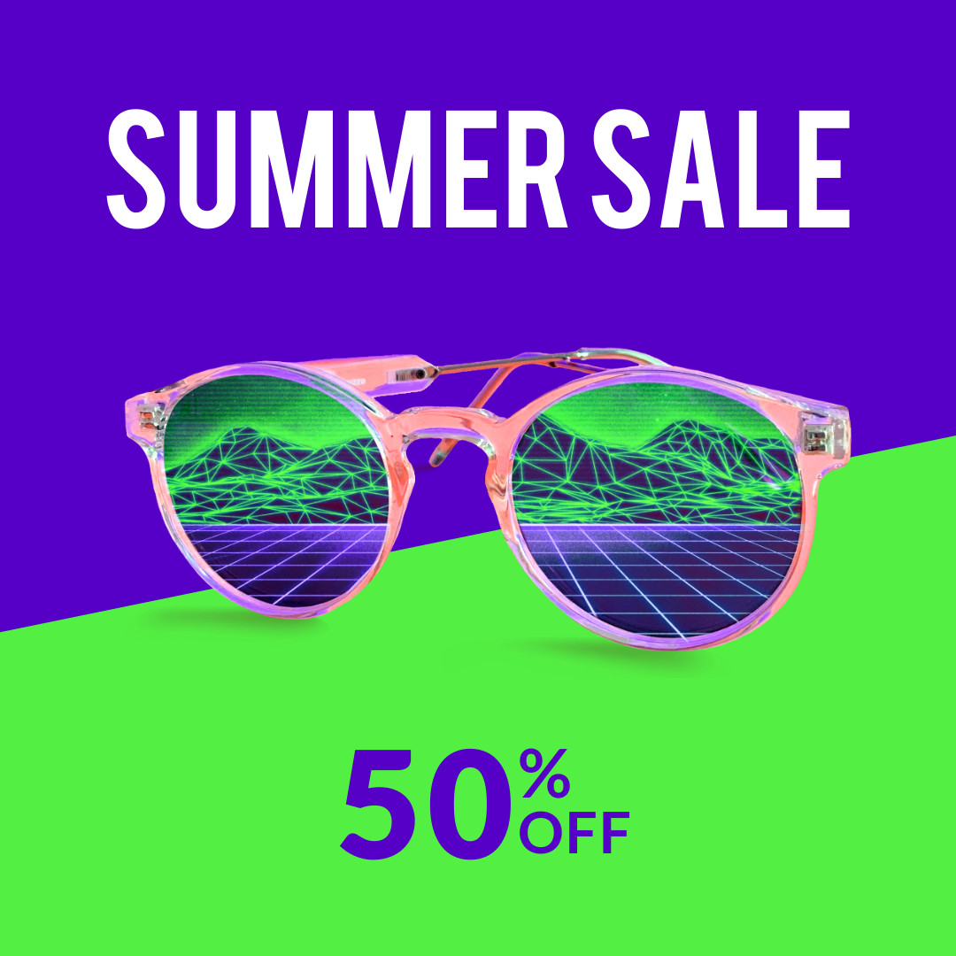 Eyewear Summer Sale  1080x1080 template