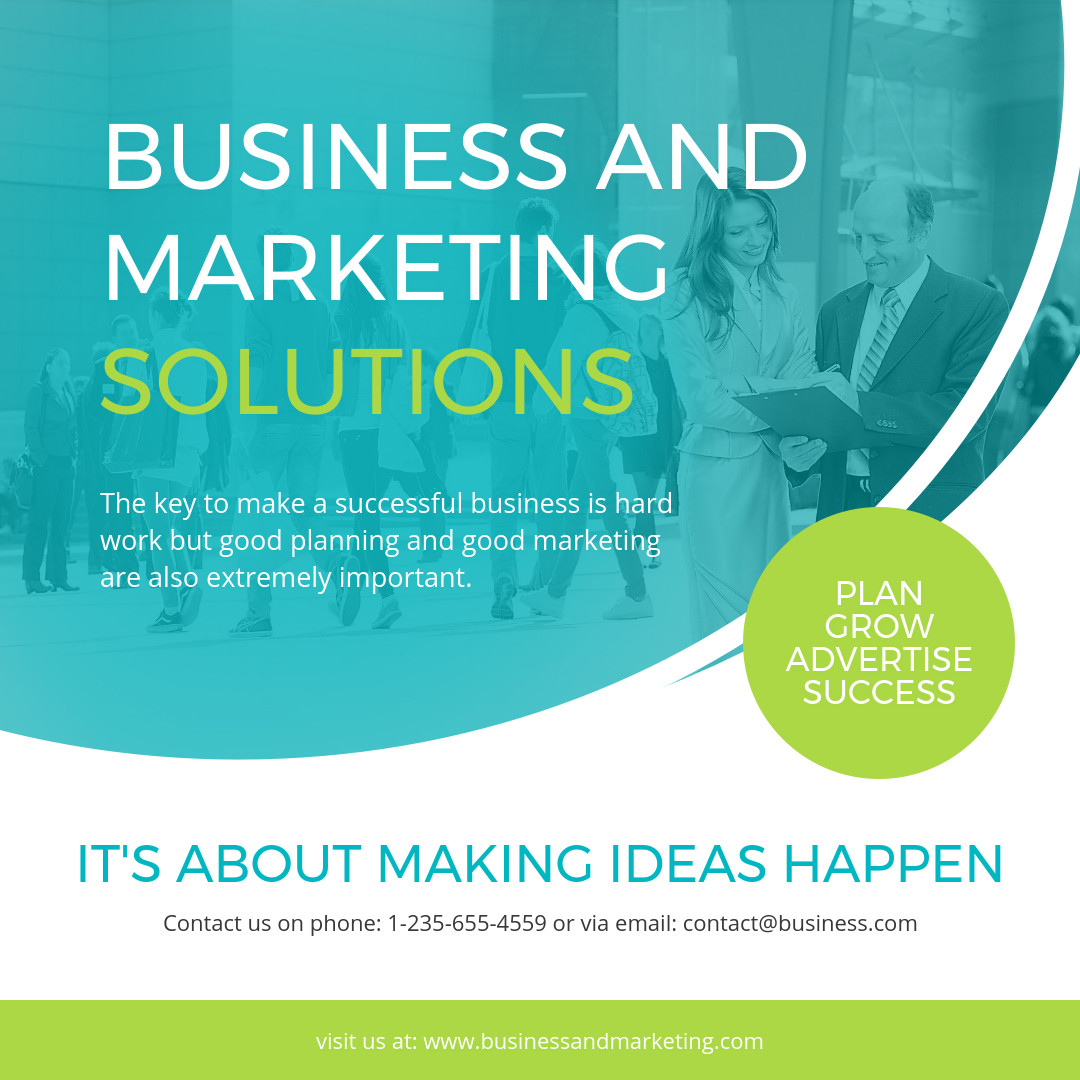 Business And Marketing 1080x1080 template