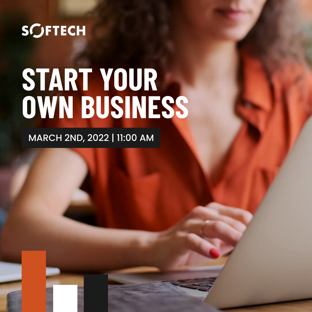 Start Your Own Business Video 1080x1080 template