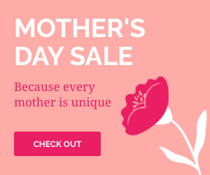 Mother's Day Unique Sale 300x250 template