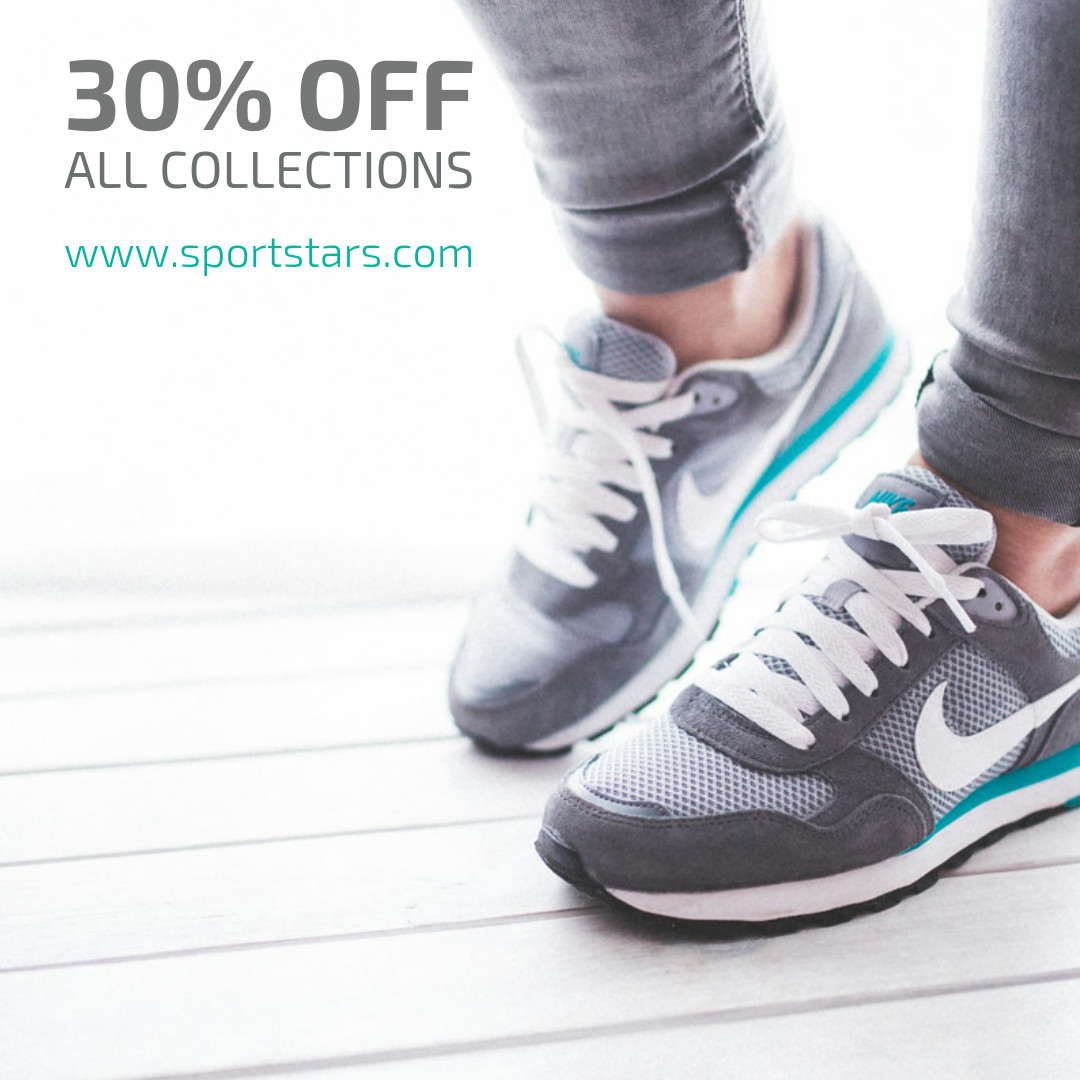 Sports Shoes 1080x1080 template