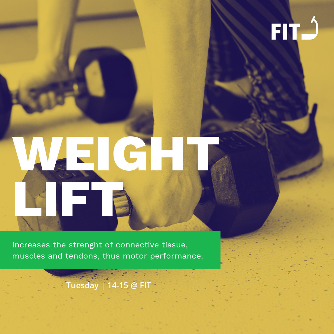 Weight lifting - gym 1080x1080 template