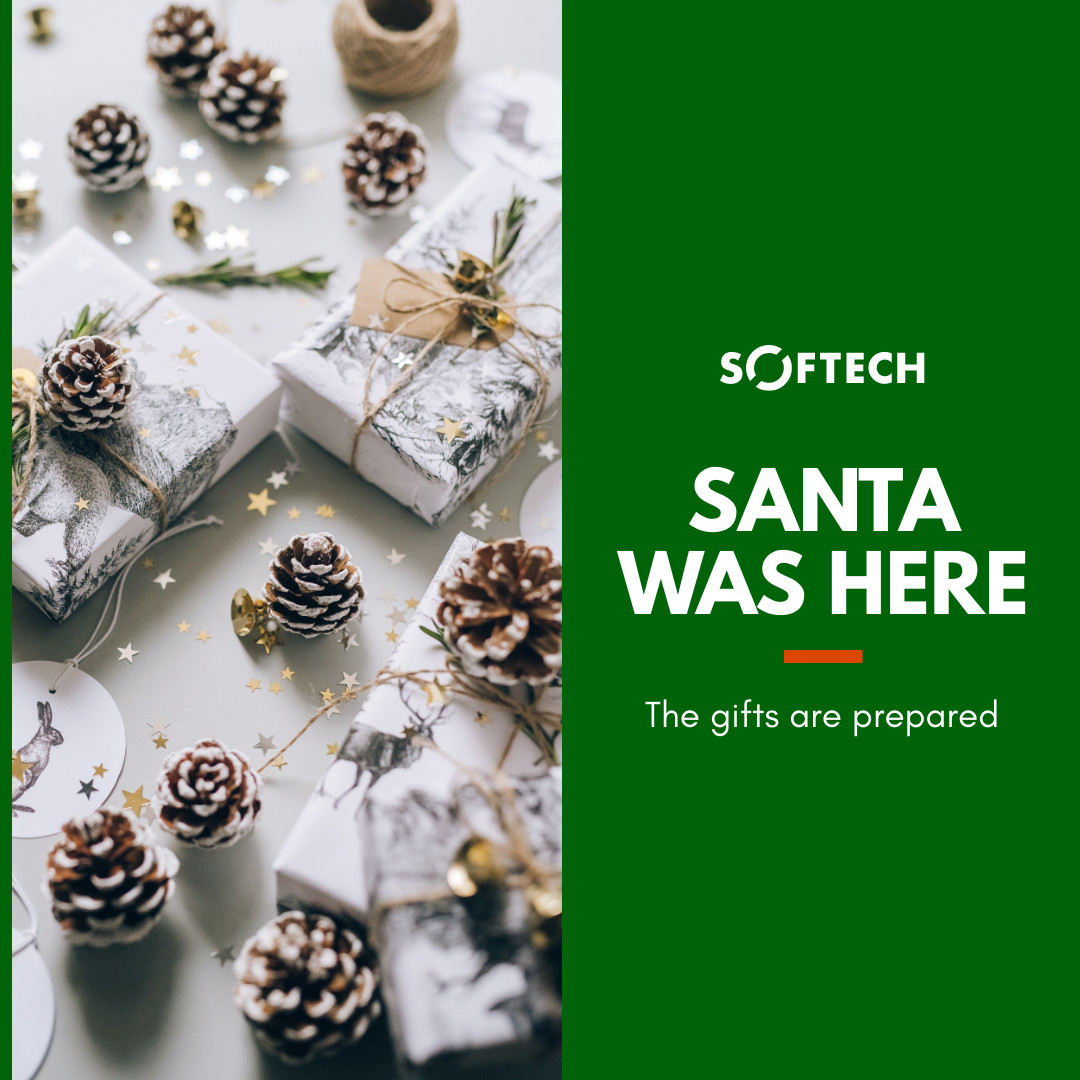 Santa Was Here Gifts Prepared 1080x1080 template
