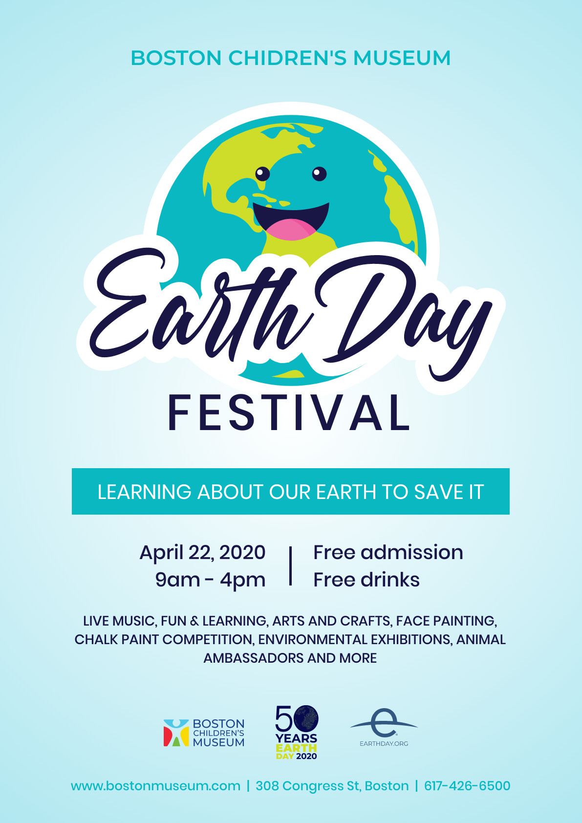 Earth Day Festival for Children – Poster Template 1191x1684 template