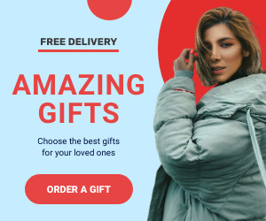 Amazing Christmas Gifts Delivery 300x250 template