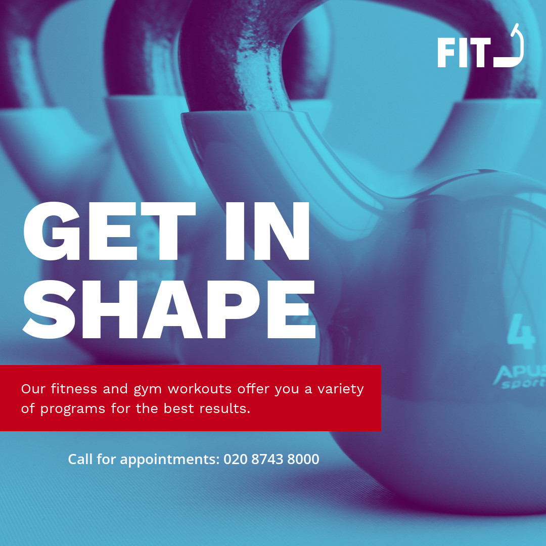 Gym and Fitness 1080x1080 template