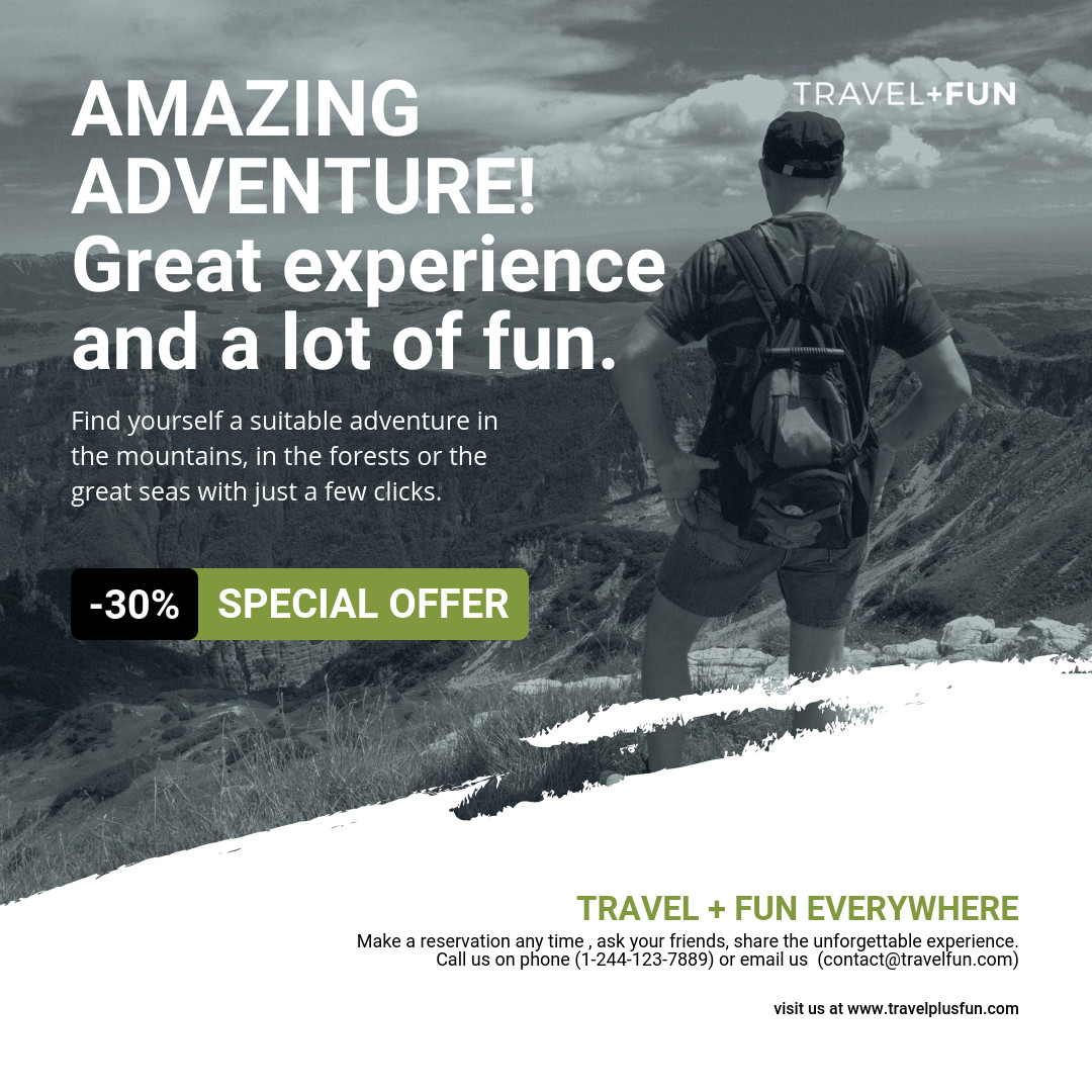 Adventure Travel 1080x1080 template
