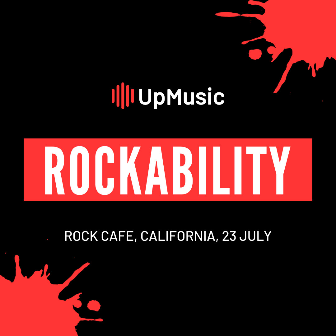 Rockability Music Event 1080x1080 template
