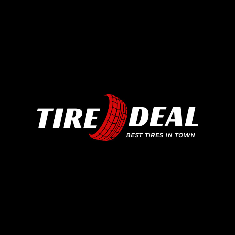 TireDeal Best Tires in Town – Logo Template 800x800 template