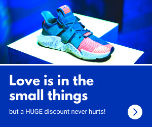 Valentine's Day Fashion Blue Shoe Love 300x250 template