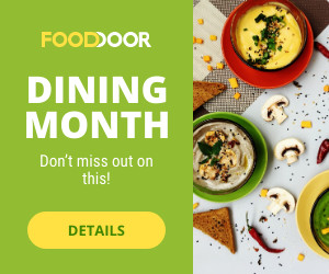FoodDoor Dining Month Offer  300x250 template