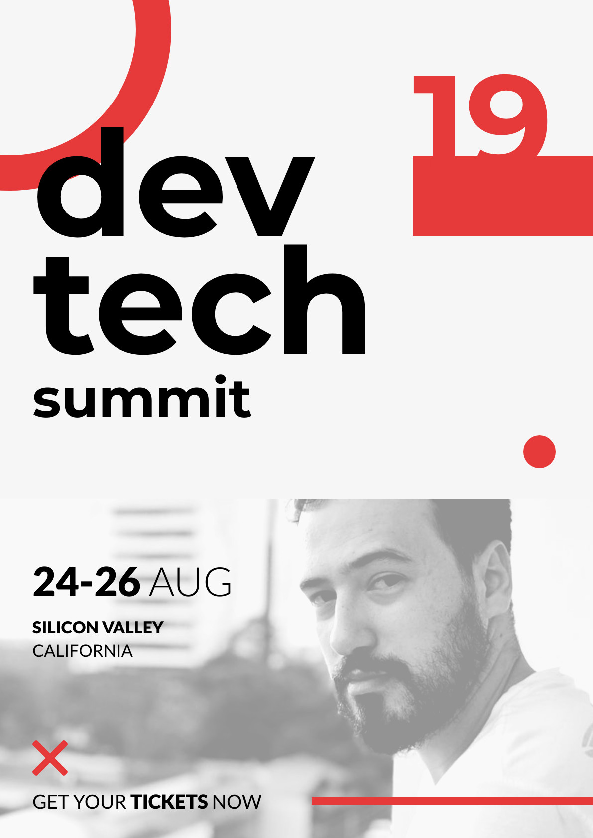 Devtech Summit – Poster Template 1191x1684 template