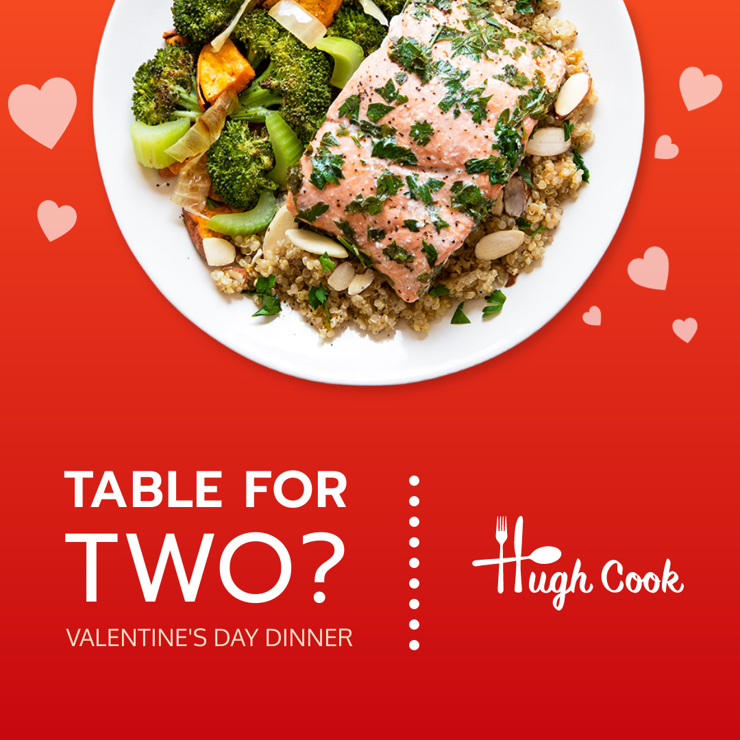 Table For Two on Valentine's Day 1080x1080 template