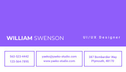 Yaeko Design Studio Business – Card Template 252x144 template