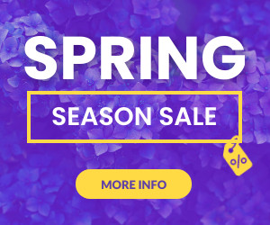 Spring Season Sale 300x250 template
