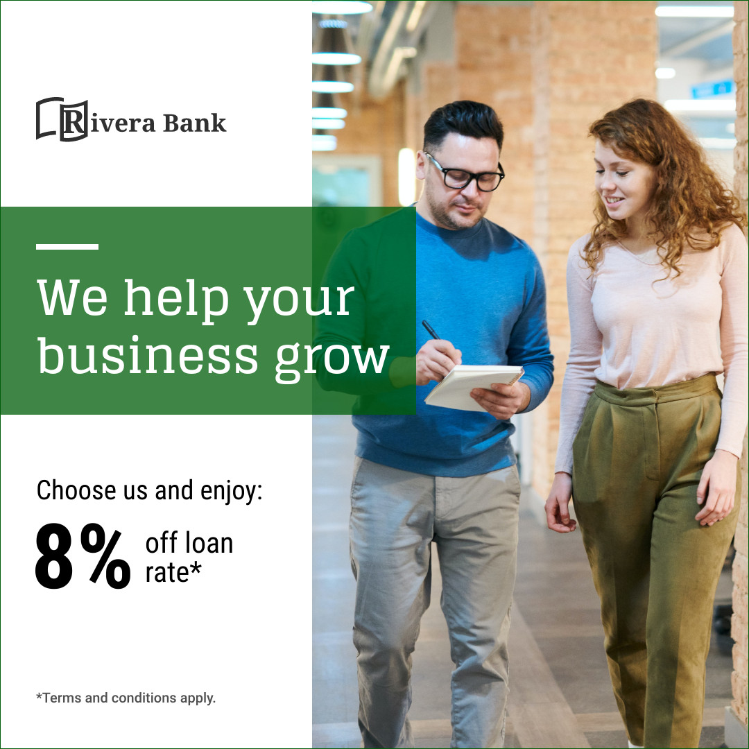 Rivera Bank Help Your Business Grow 1080x1080 template