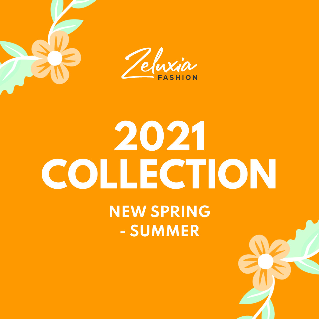 Spring-Summer Fashion Collection Flower Illustration  1080x1080 template
