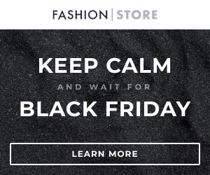 Keep Calm Black Friday Fashion 300x250 template