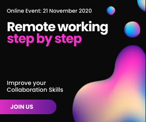 Step by Step Remote Working 300x250 template