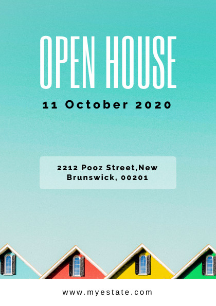 Open House Luxury Properties – Flyer Template 420x595 template