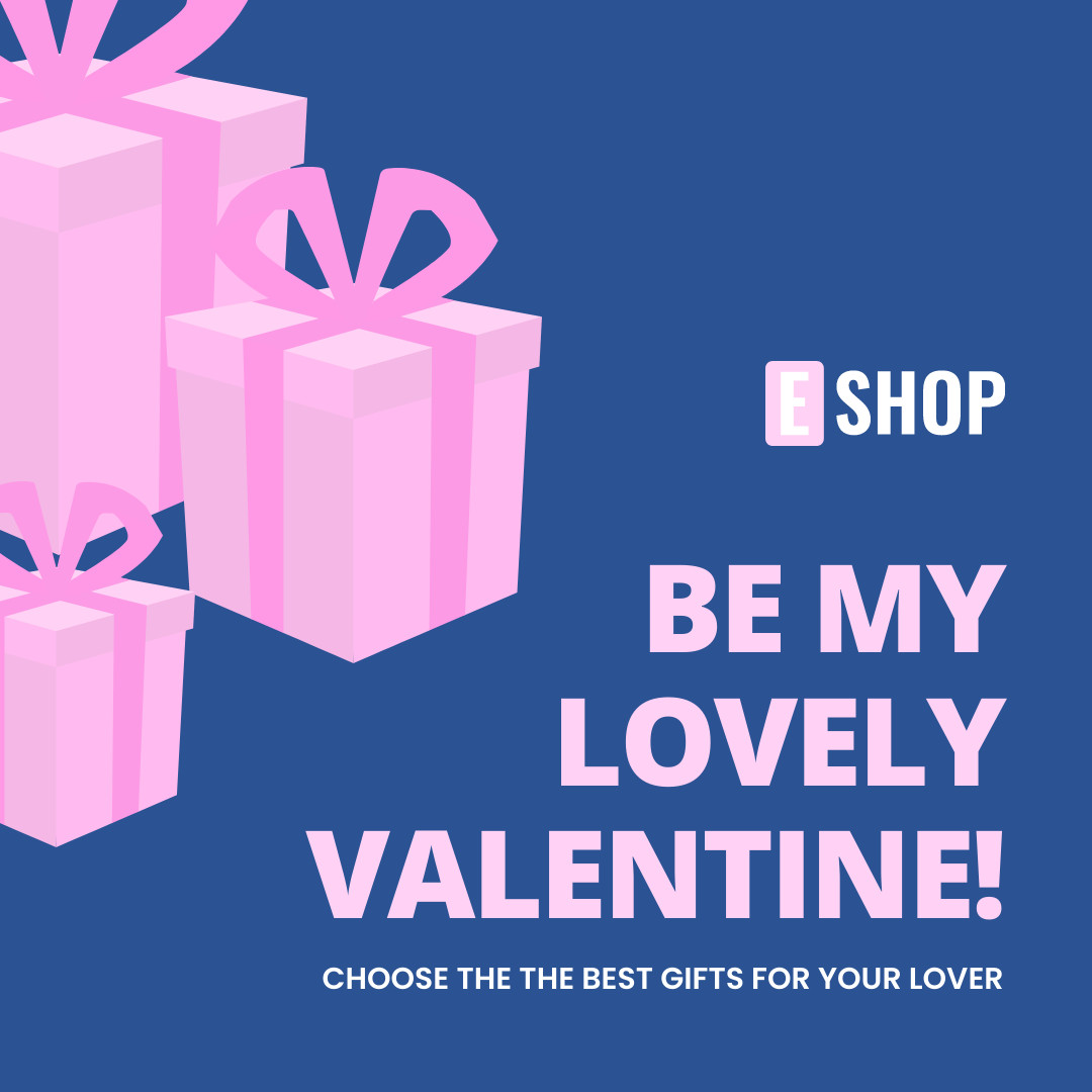 Be My Lovely Valentine's Day 1080x1080 template