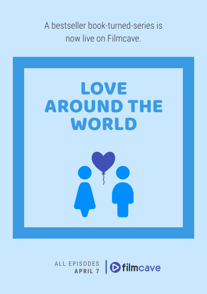 Love Around The World Movie – Flyer Template 420x595 template