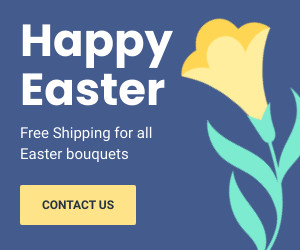 Easter Flower Shop 300x250 template