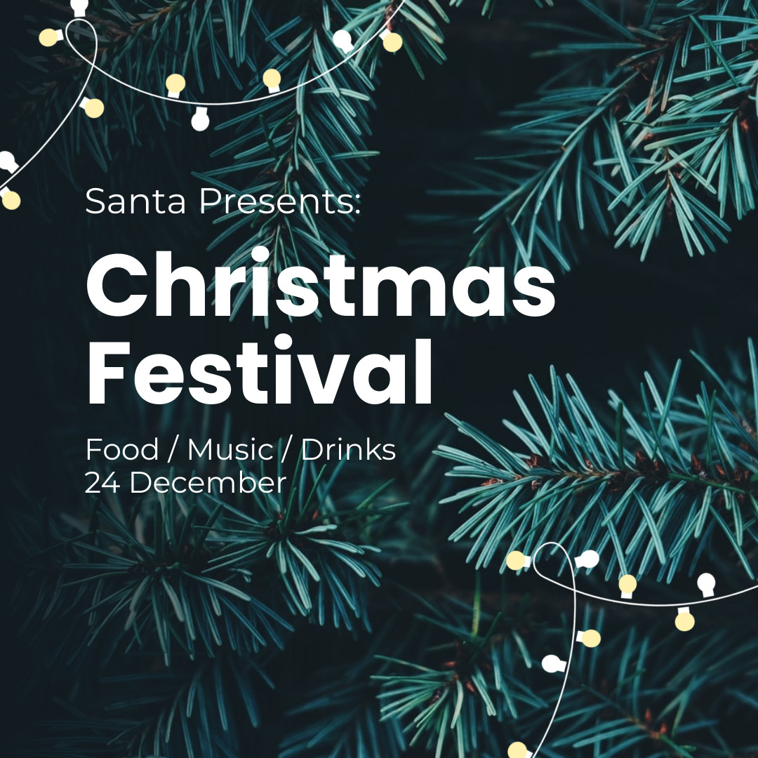 Santa Presents Christmas Festival 1080x1080 template