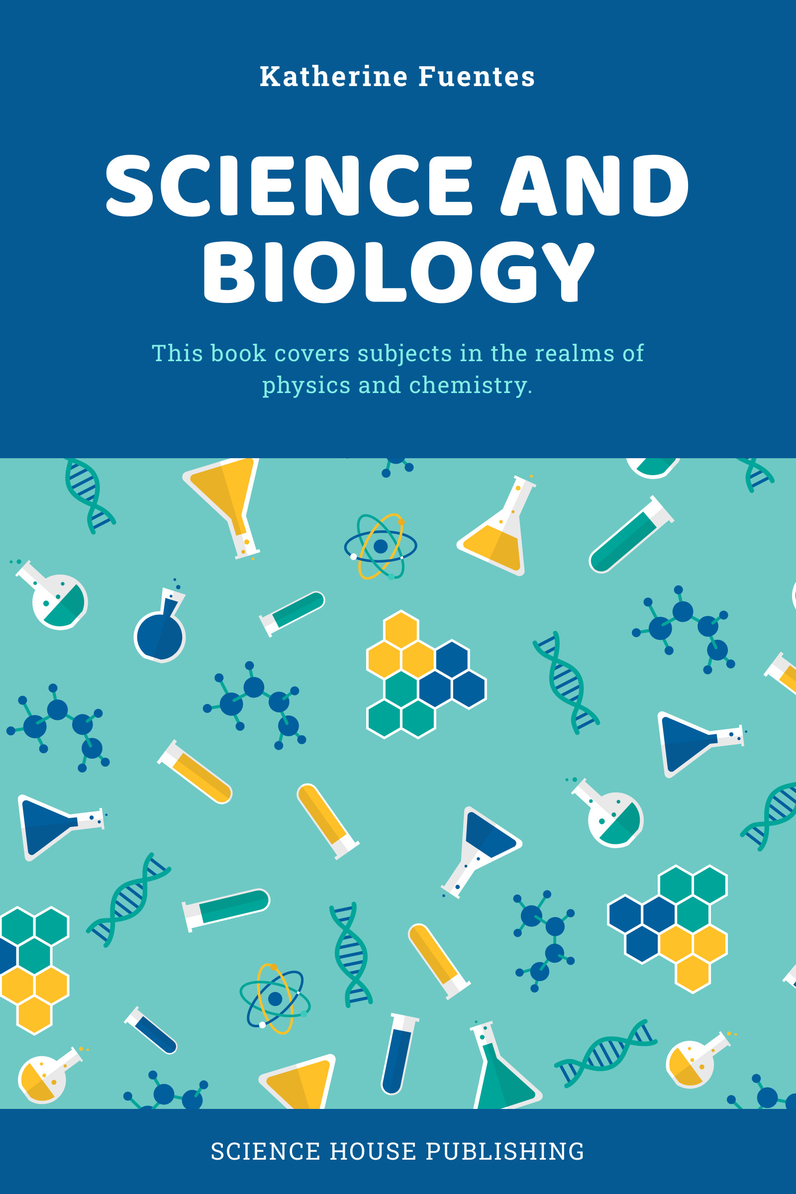 Katherine Science and Biology – Book Cover Template 1600x2400 template
