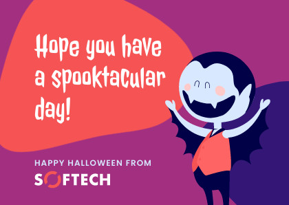 Softech Spooktacular Halloween Day Card 420x298 template preview