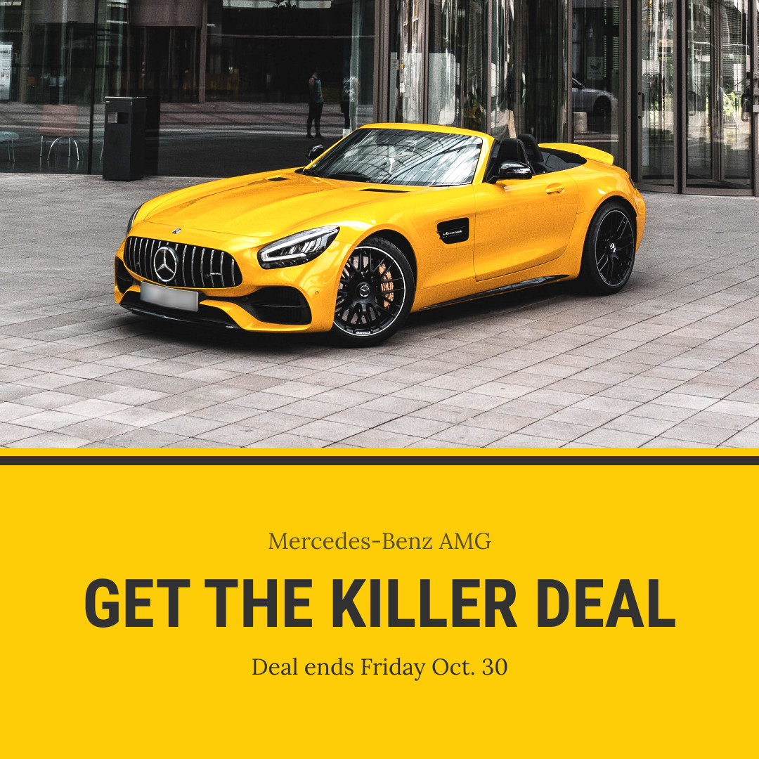 Mercedes Auto Black Friday Deal 1080x1080 template