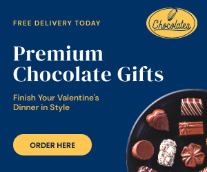 Premium Chocolate Valentine's Day 300x250 template