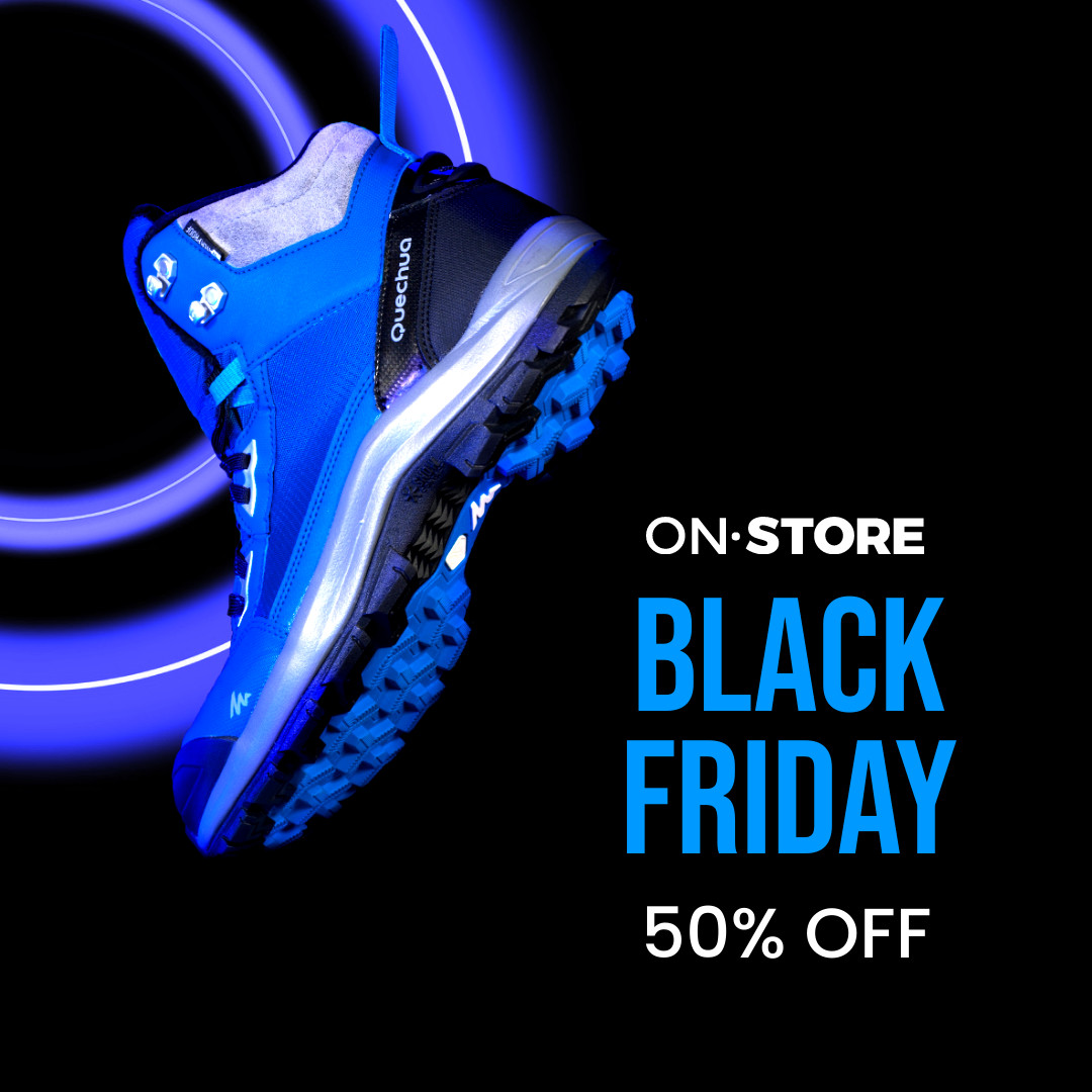Blue Electric Shoes Black Friday 1080x1080 template
