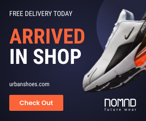 Urban Shoes New Collection 300x250 template