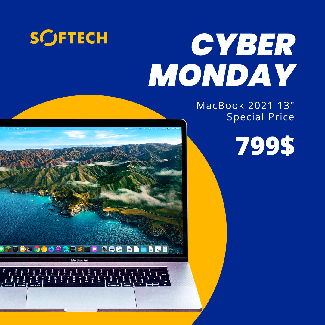 Cyber Monday MacBook 2021 Deal 1080x1080 template