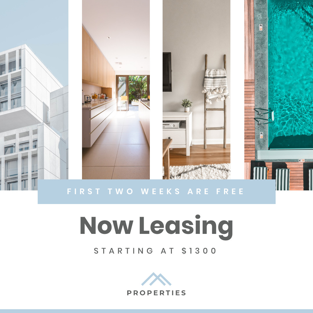 Now Leasing Two Weeks Free 1080x1080 template