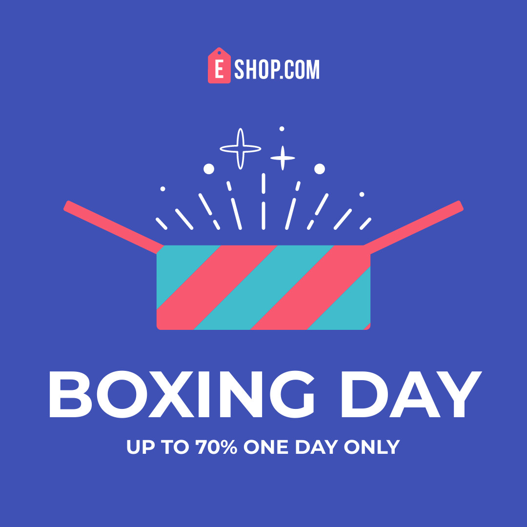 Boxing Day One Day Only 1080x1080 template preview