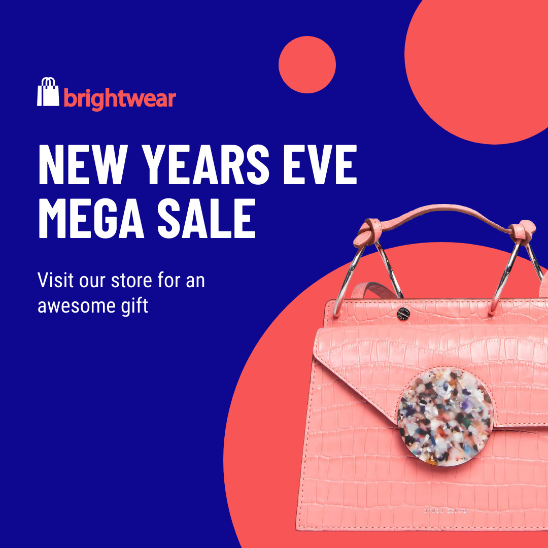 New Year Mega Sale with Awesome Gift 1080x1080 template