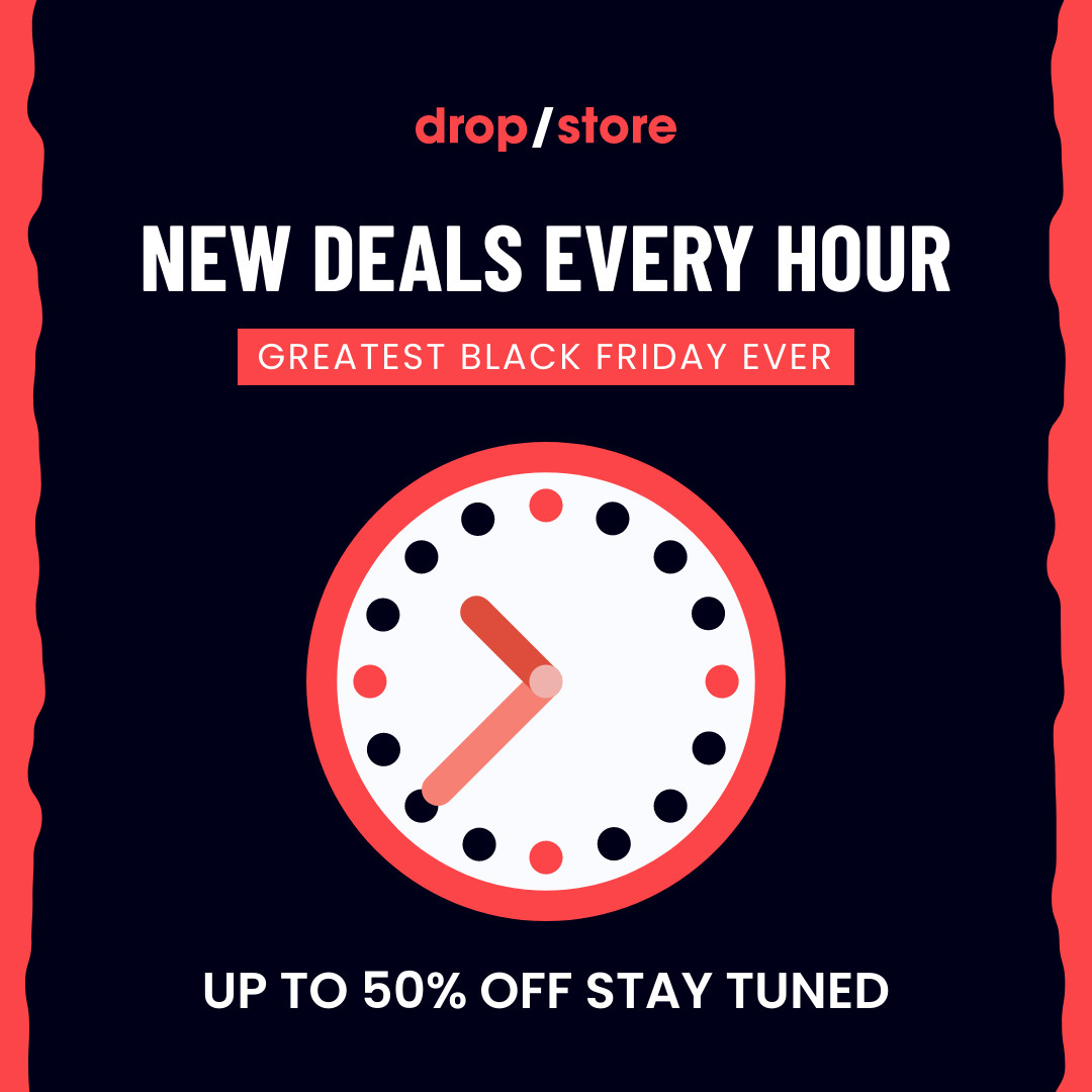 Black Friday New Deals Every Hour 1080x1080 template