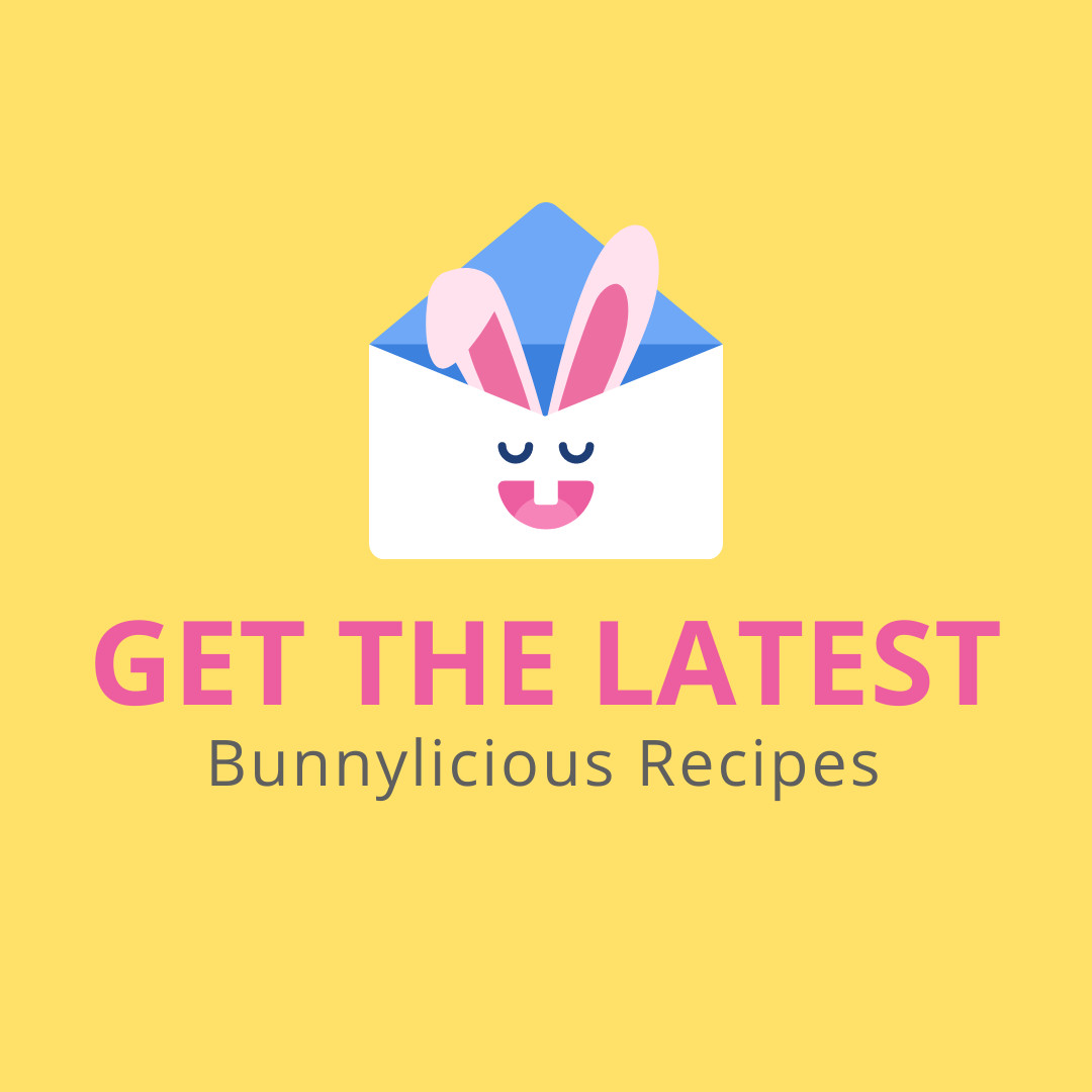 Easter Bunny Recipes 1080x1080 template