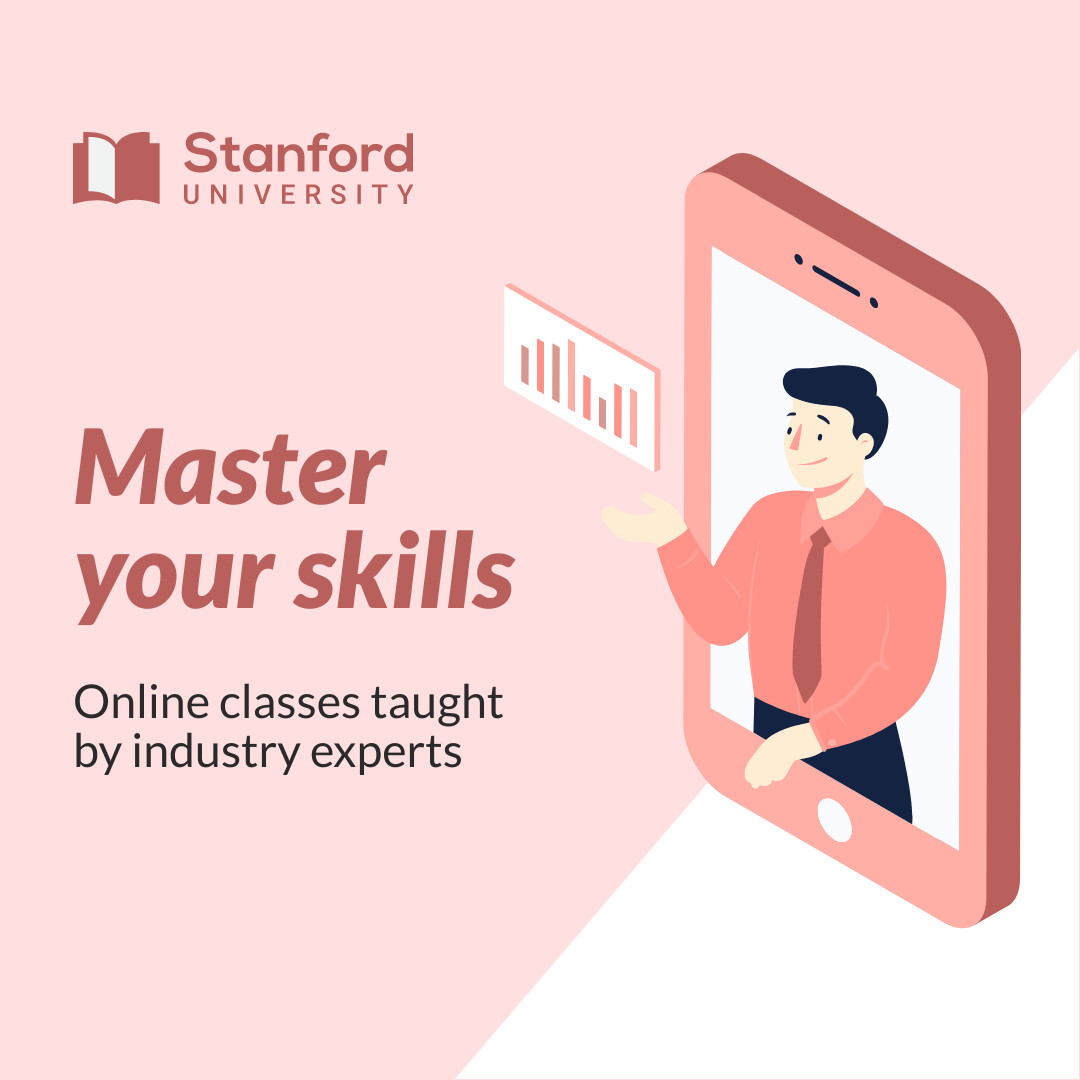 Master Your Skills Online Classes 1080x1080 template