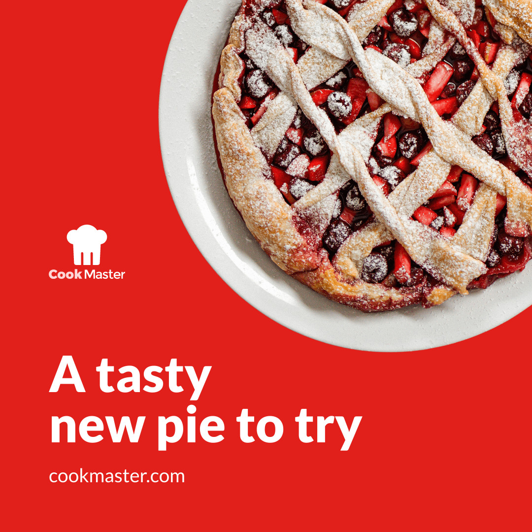 Cook Master Tasty New Pie 1080x1080 template preview