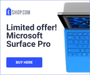 Microsoft Surface Pro 300x250 template