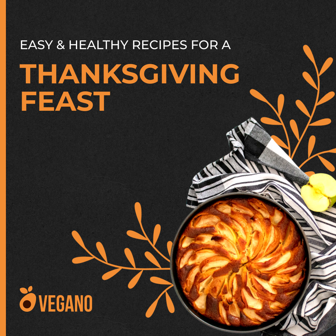 Thanksgiving Feast Healthy Recipes 1080x1080 template