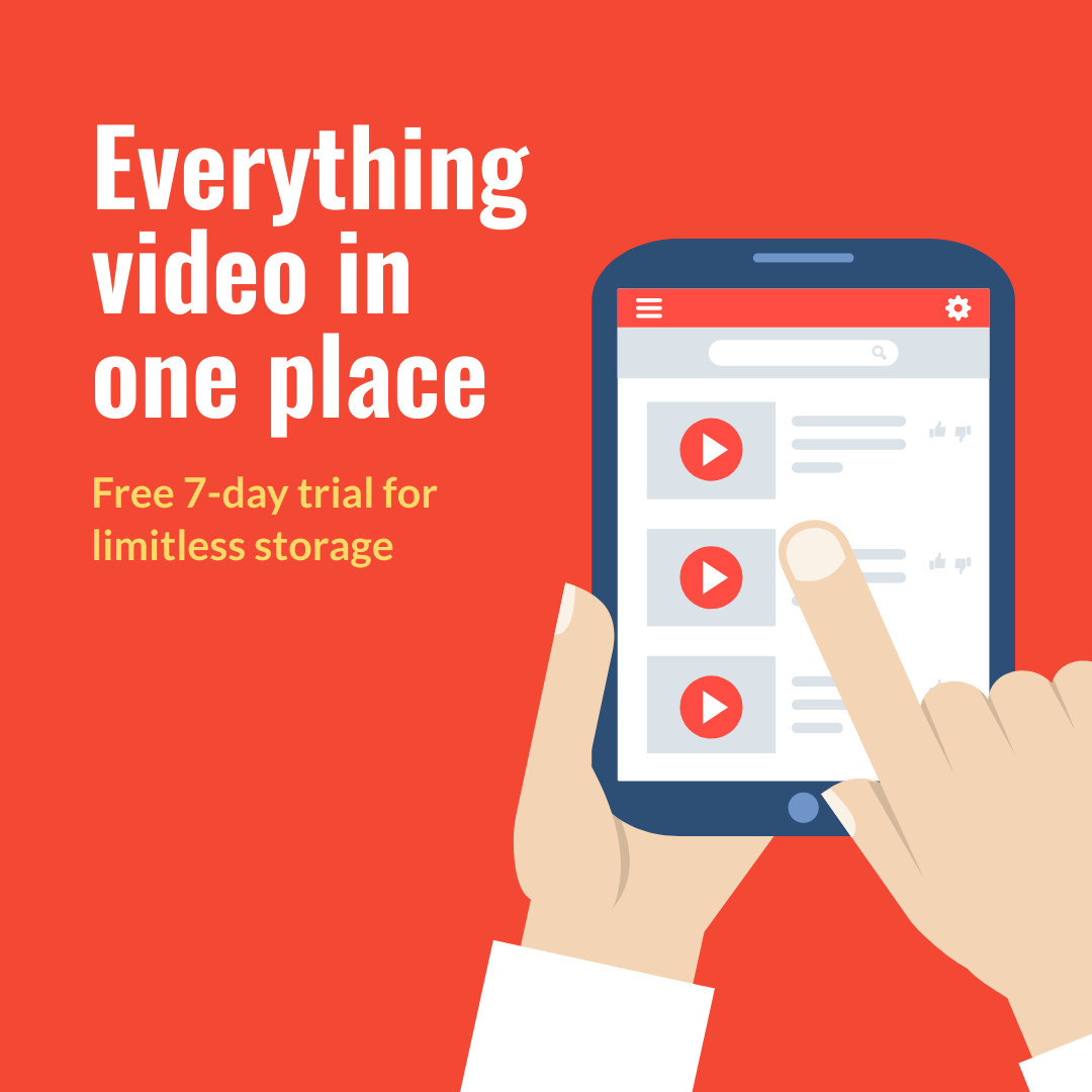 Everything Video Streaming Platform 1080x1080 template