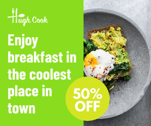 Cool Healthy Breakfast Promo 300x250 template