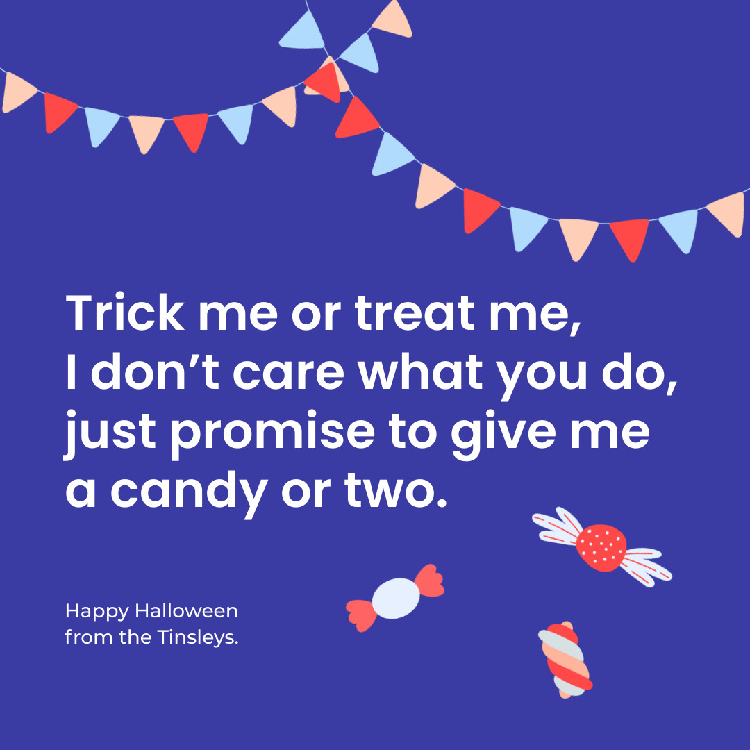 Give Me a Candy Tinsleys Halloween 1080x1080 template