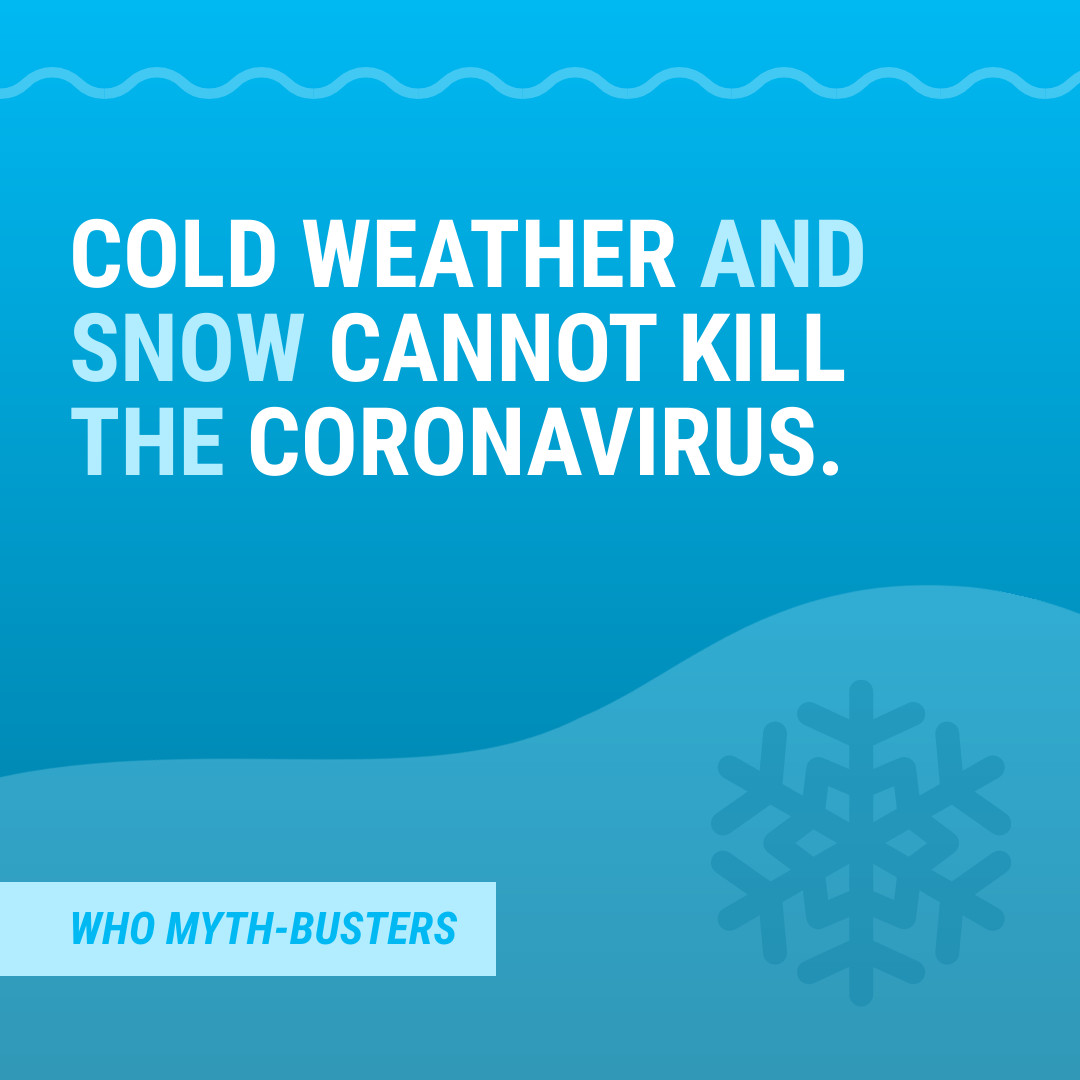 Myth COVID-19 Cold Weather 1080x1080 template